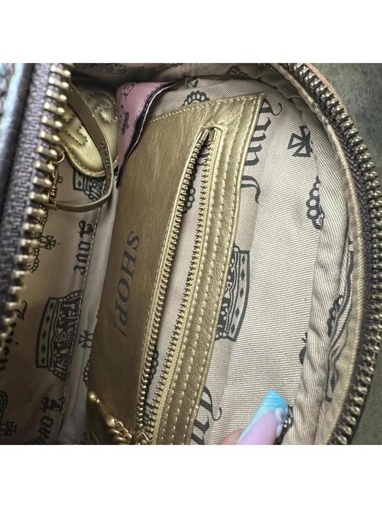 🖤🔥 Juicy Couture Brown Velour Dome Satchel 🔥🖤 - Picture 5 of 5